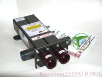 Котел 4 Кват Електродний 220в спарений 2х2 кВат (два електроди) - 80 кв м - нижнє підключення