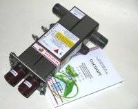 Котел 4 Кват Електродний 220в спарений 2х2 кВт (два електроди) - 80 кв м - верхнє підключення