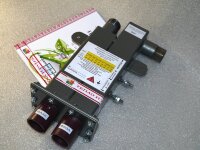 Котел 12 кВат Електродний 220в спарений 2х6 кВат (два електроди) - 240 кв м - верхнє праве підключення